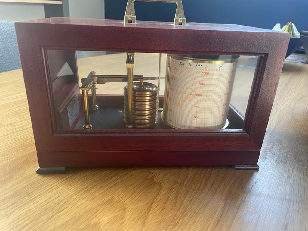 Lufft Barograaf, Ophalen, Zo goed als nieuw, Barometer
