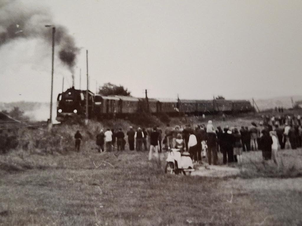 Foto kaart stoomtrein spoorwegen, Ophalen of Verzenden, 1940 tot 1960, Ongelopen