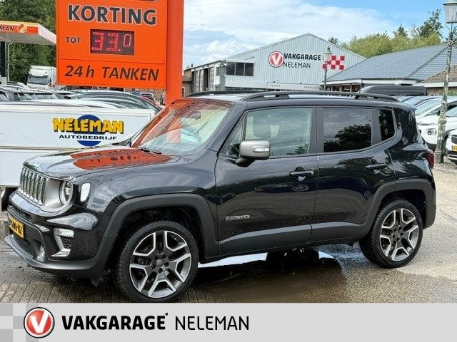 JEEP Renegade 1.3T 180pk 4WD AT9 Limited rijklaarprijs bovag, Auto's, 12 maanden, Stof, Gebruikt, 4 cilinders