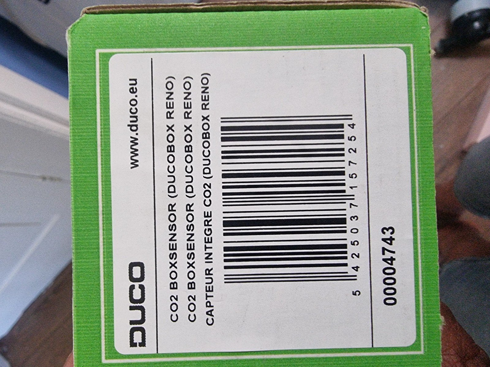 DUCO CO2 Boxsensor voor Ducobox Reno, Doe-het-zelf en Verbouw, Ophalen of Verzenden