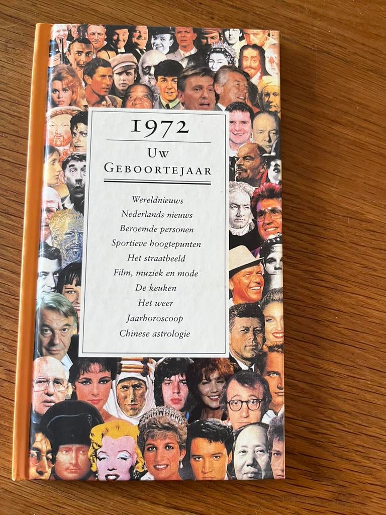 Uw geboortejaar 1972, Boeken, Ophalen of Verzenden, Zo goed als nieuw