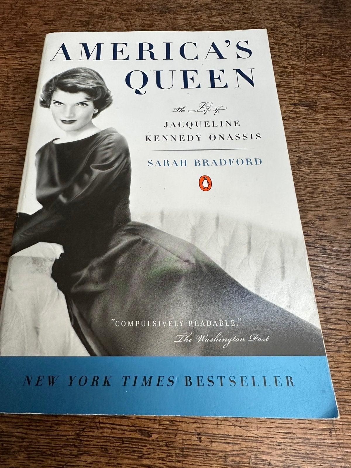 Sarah Bradford: American’s Queen Jacqueline Kennedy Onassis, Ophalen of Verzenden, Zo goed als nieuw