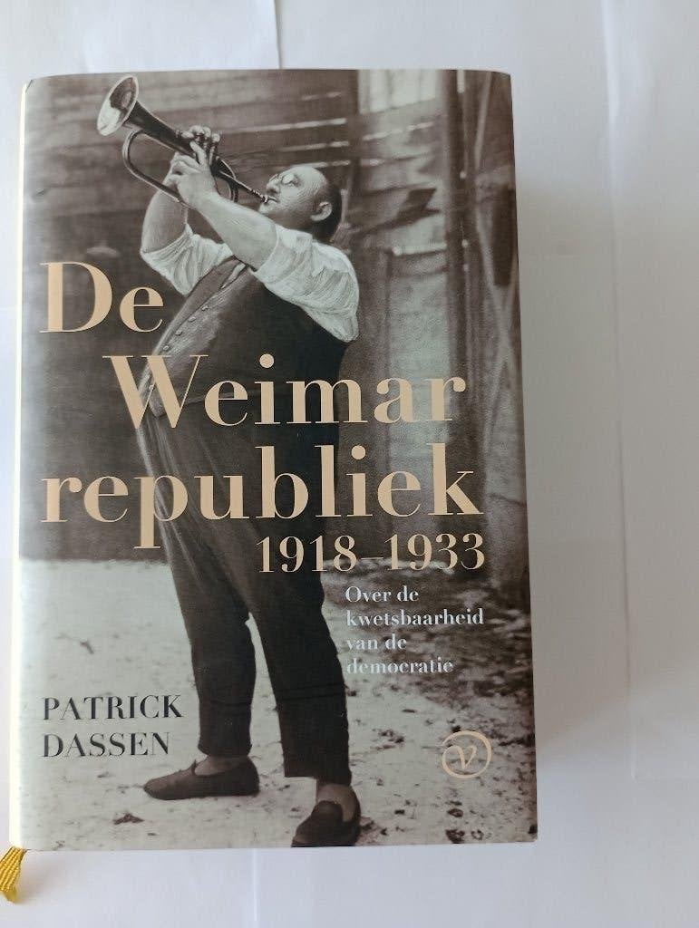 De Weimarrepubliek 1918-1933 kwetsbaarheid democratie Dassen, 20e eeuw of later, Europa, Zo goed als nieuw, Patrick Dassen