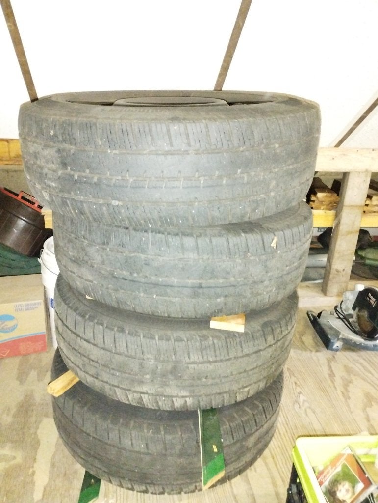 Camperbanden + velgen 16inch ook als reserveband, Ophalen, Gebruikt