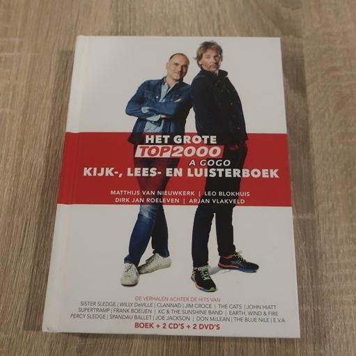 Top 2000 A Gogo kijk-, lees- en luisterboek met CD's & DVD's, Ophalen of Verzenden, Zo goed als nieuw, Algemeen, Leo Blokhuis