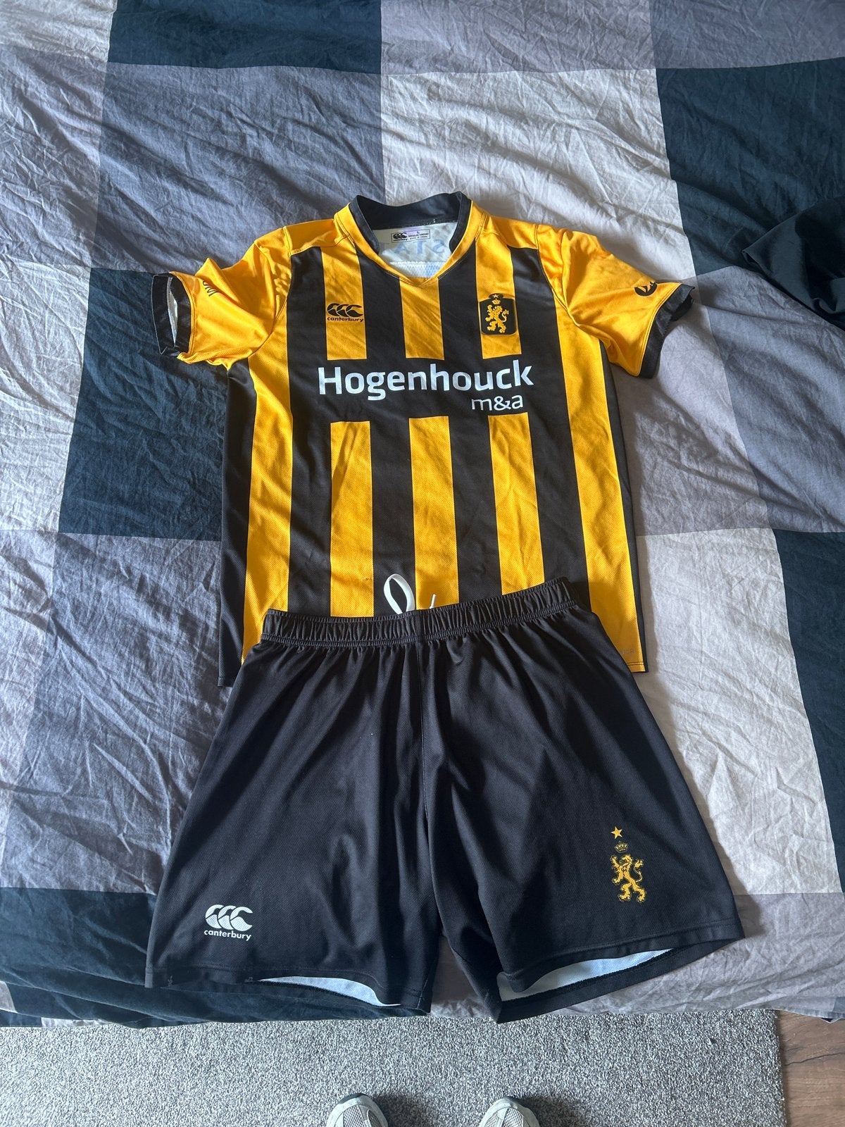 HVV shirt maat L en HVV broekje maat XL van Canterbury, Maat L, Ophalen of Verzenden, Zo goed als nieuw, Set