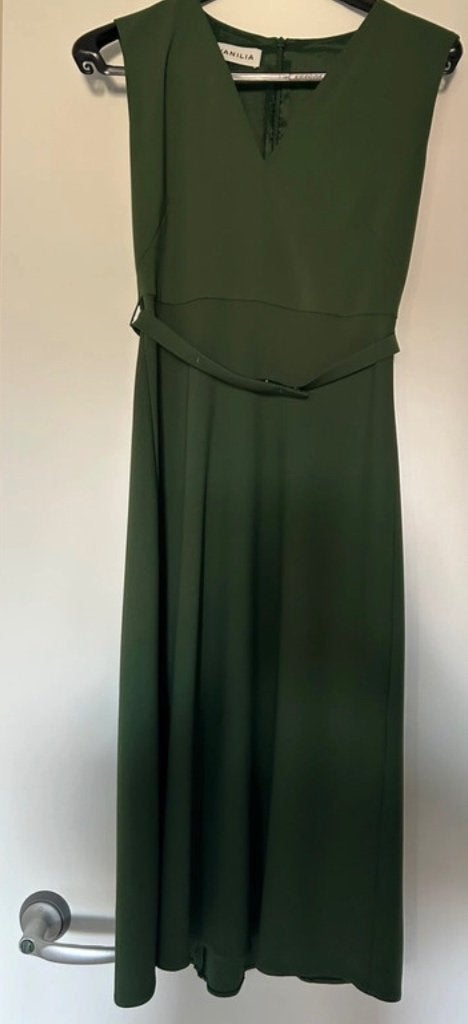 Vanilia prachtige nieuwe groene jurk maat 34, Vanilia, Nieuw, Ophalen of Verzenden, Maat 34 (XS) of kleiner