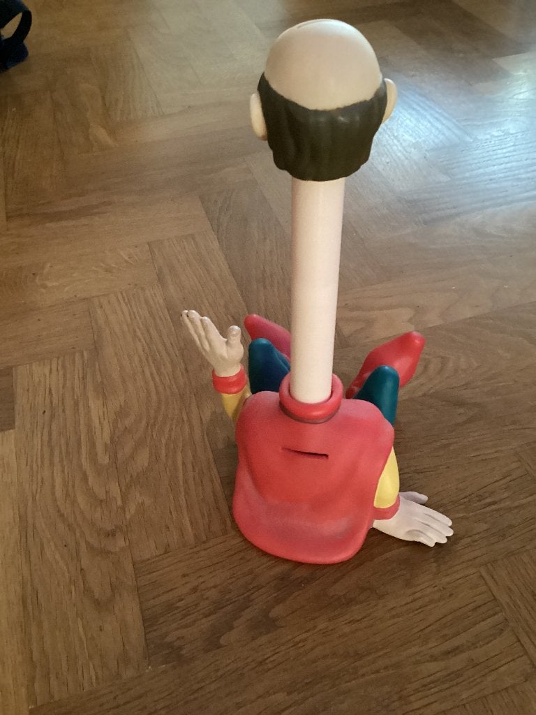 2 Efteling langnek spaarpotten, Ophalen of Verzenden, Zo goed als nieuw, Beeldje of Poppetje