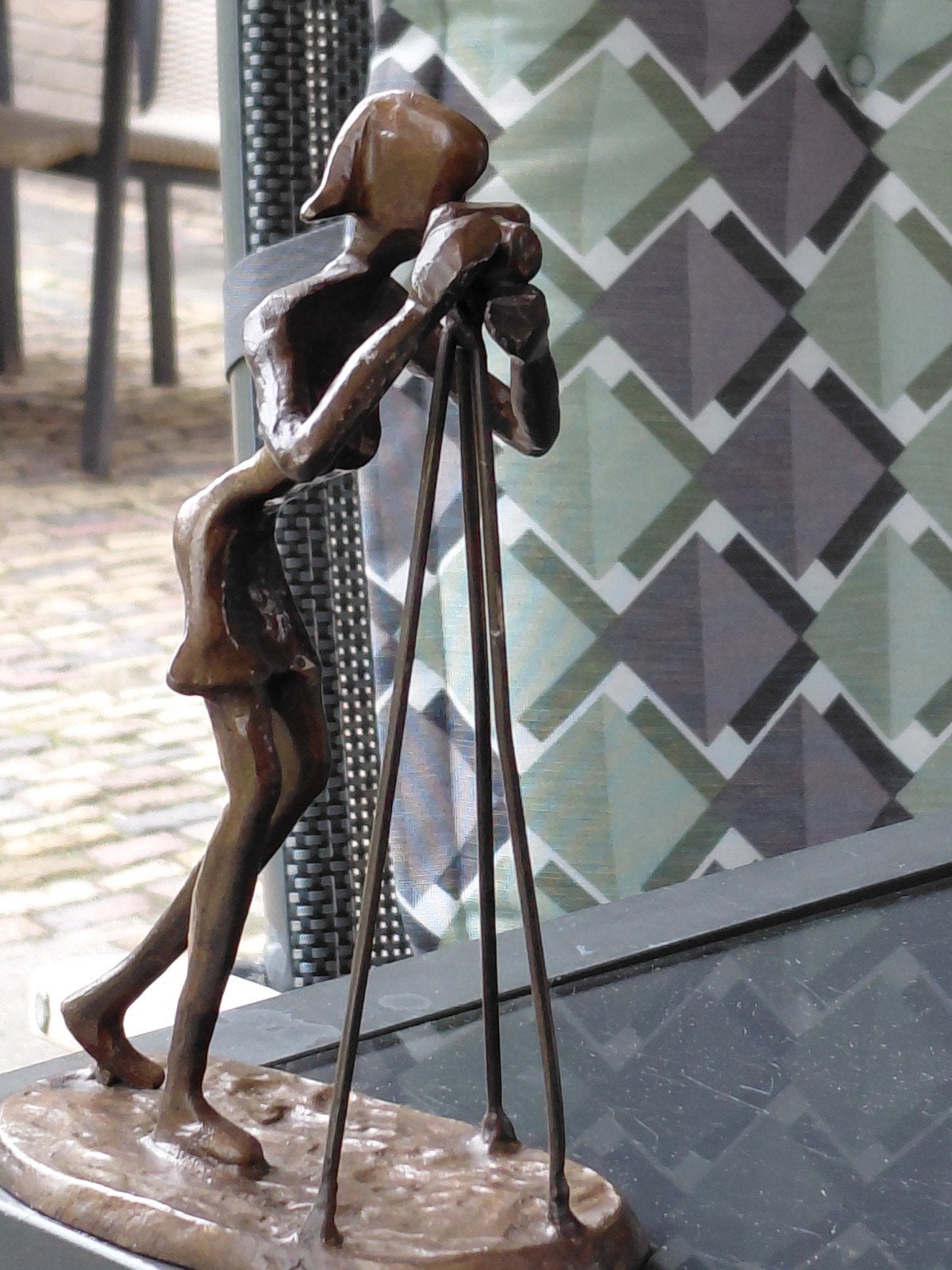 MOOI MASSIEF BRONZEN BEELD ;; FOTOGEAFIE ;;, Ophalen of Verzenden