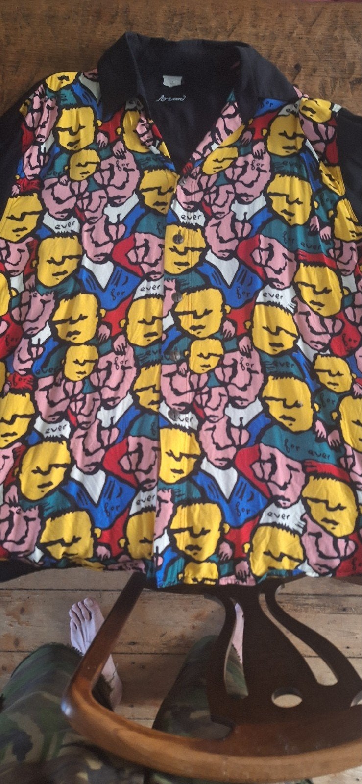 Herman Brood overhemd - Maat 41/42, Kleding | Heren, Meerkleurig, Halswijdte 41/42 (L), Gedragen, Brood