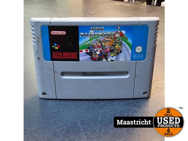 SNES Game | Super Mario Kart Losse Cassette, Nintendo, Zo goed als nieuw, Support@nintendo.com, 11-1 Hokotate-cho, Kamitoba, Minami-ku
Kyoto 601-8501
Japan