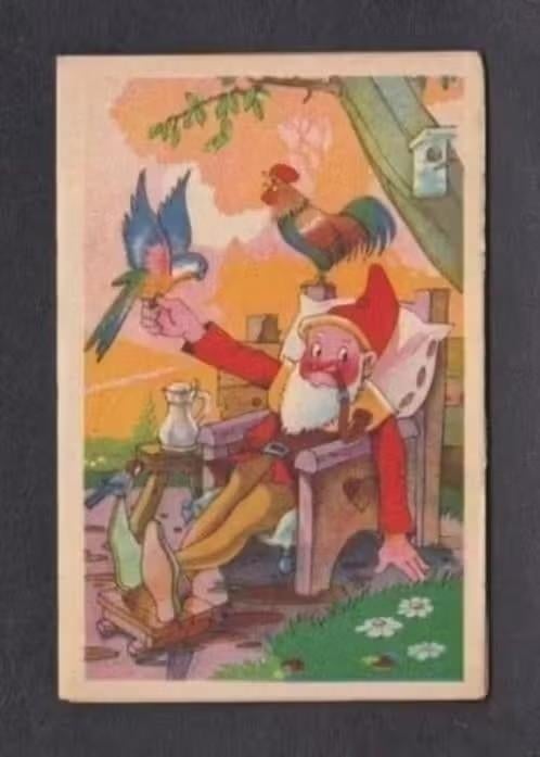 Zigzag Kaart Kabouters Dikkie Dum heeft een vrije dag., Verzamelen, Ophalen of Verzenden, 1940 tot 1960, Ongelopen, Overige thema's