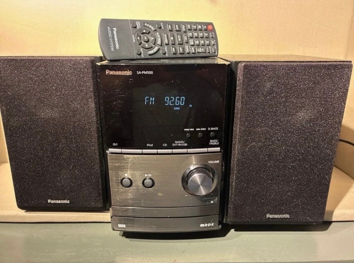 Panasonic SA-PM500 Microset met CD, Radio, USB en Speakers, Overige merken, Gebruikt, Verzenden, Microset