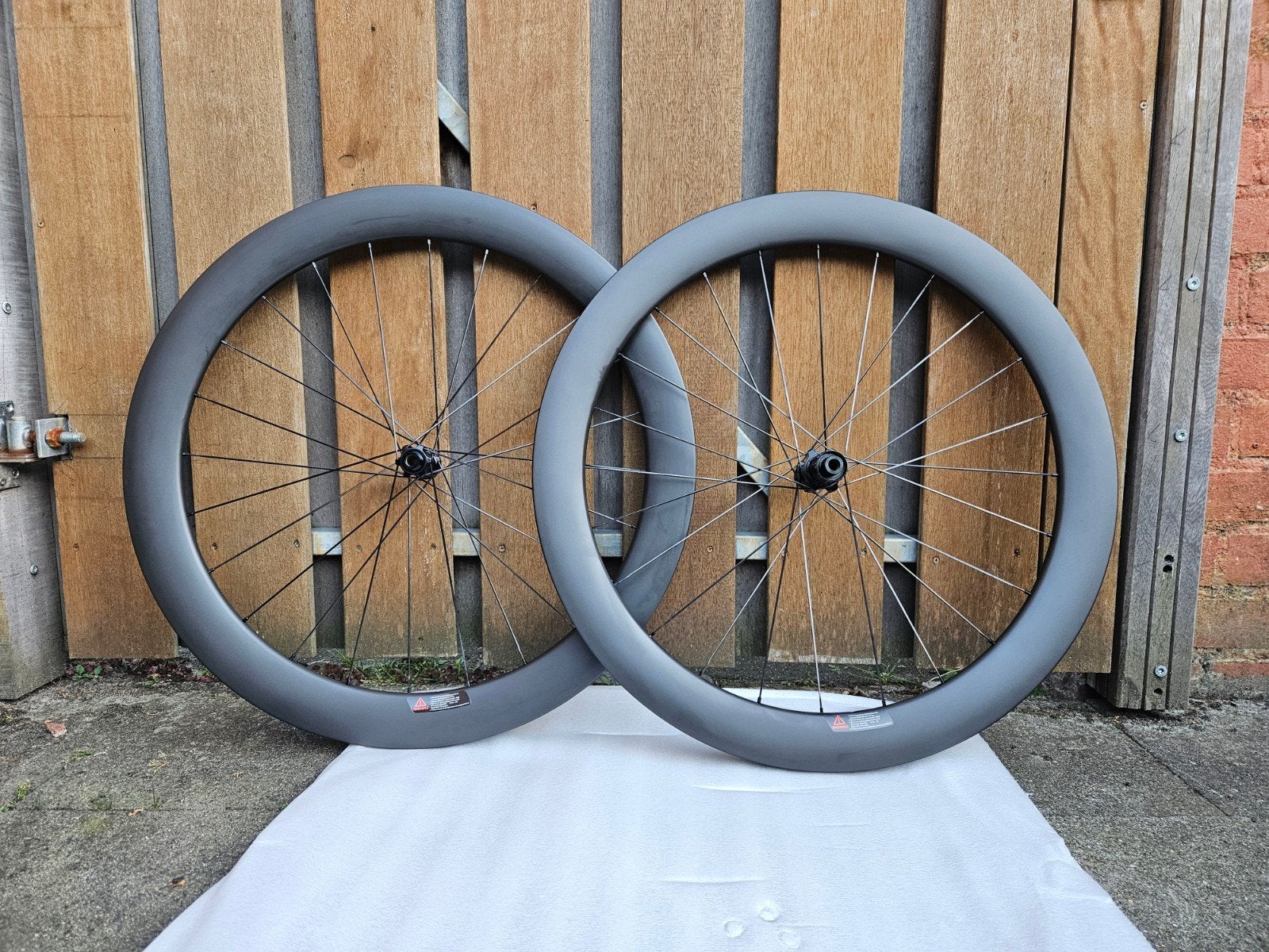 Handgespaakte 58mm carbon wielset, Wiel, Nieuw, Ophalen of Verzenden, Racefiets