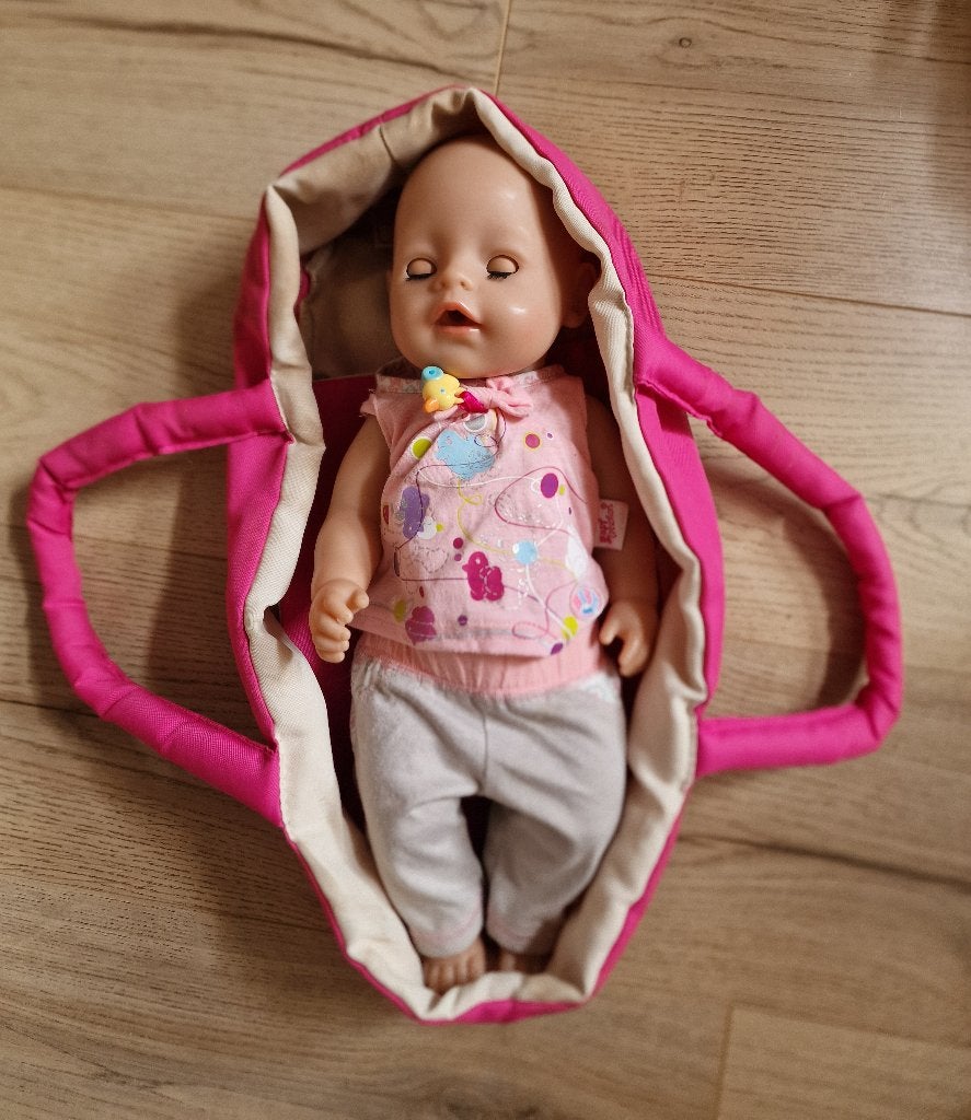 Babyborn met extra's, Kinderen en Baby's, Ophalen, Zo goed als nieuw, Babypop