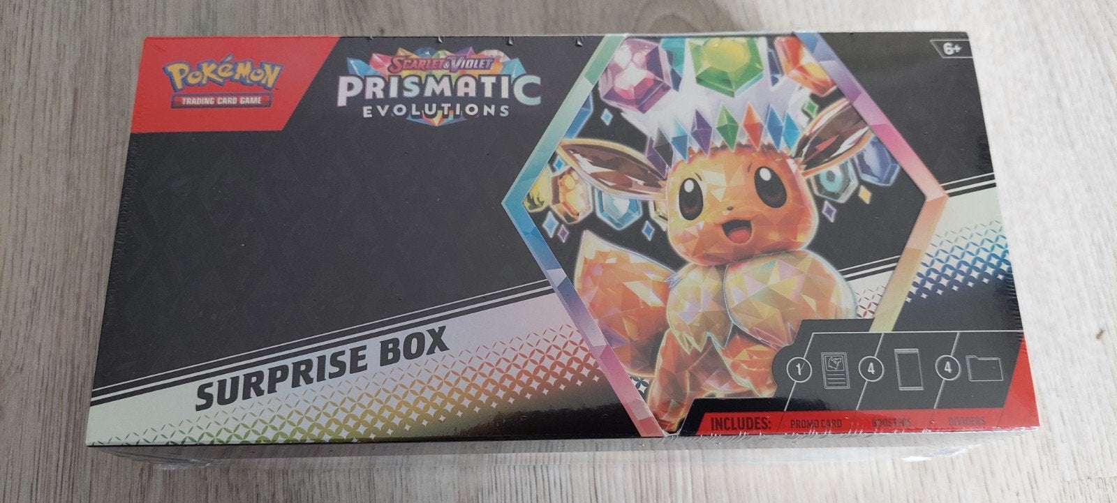 Pokémon TCG Prismatic Evolutions Surprise Box Eevee, Ophalen of Verzenden, Nieuw, Overige typen