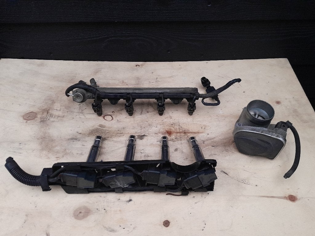 GASKLEPHUIS + INJECTIE GALERIJ + BOBINE RAIL - VW GOLF 4 1.6, Verzenden, Gebruikt, Volkswagen