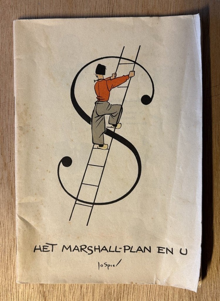 Het Marshall‑plan en U – Jo Spier, Ophalen of Verzenden, Jo Spier, 20e eeuw of later, Gelezen