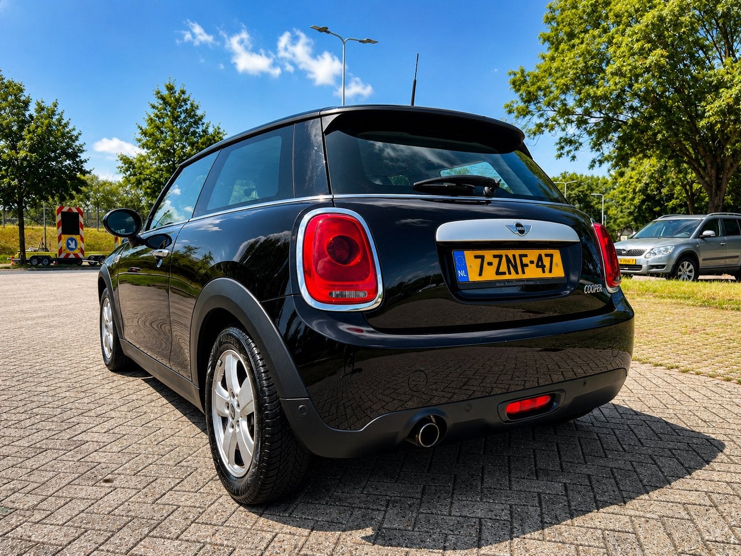 Mini 1.5 Cooper 2014 Bruin, Auto's, Mini, Voorwielaandrijving, Zwart, Bruin, 4 stoelen