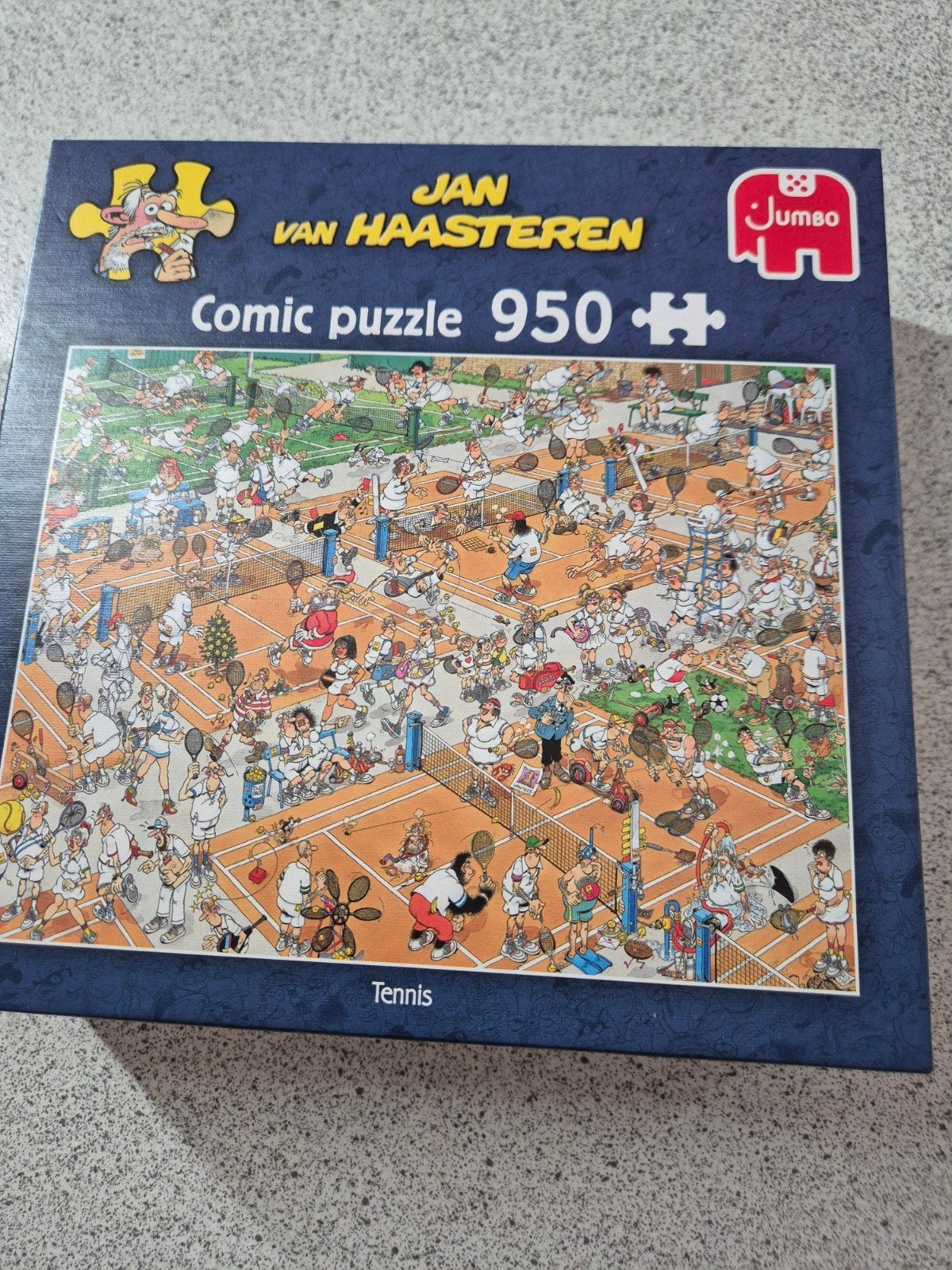 Jan van Haasteren puzzel 950 stukjes - Tennis & The March, Ophalen of Verzenden, 500 t/m 1500 stukjes, Gebruikt, Legpuzzel