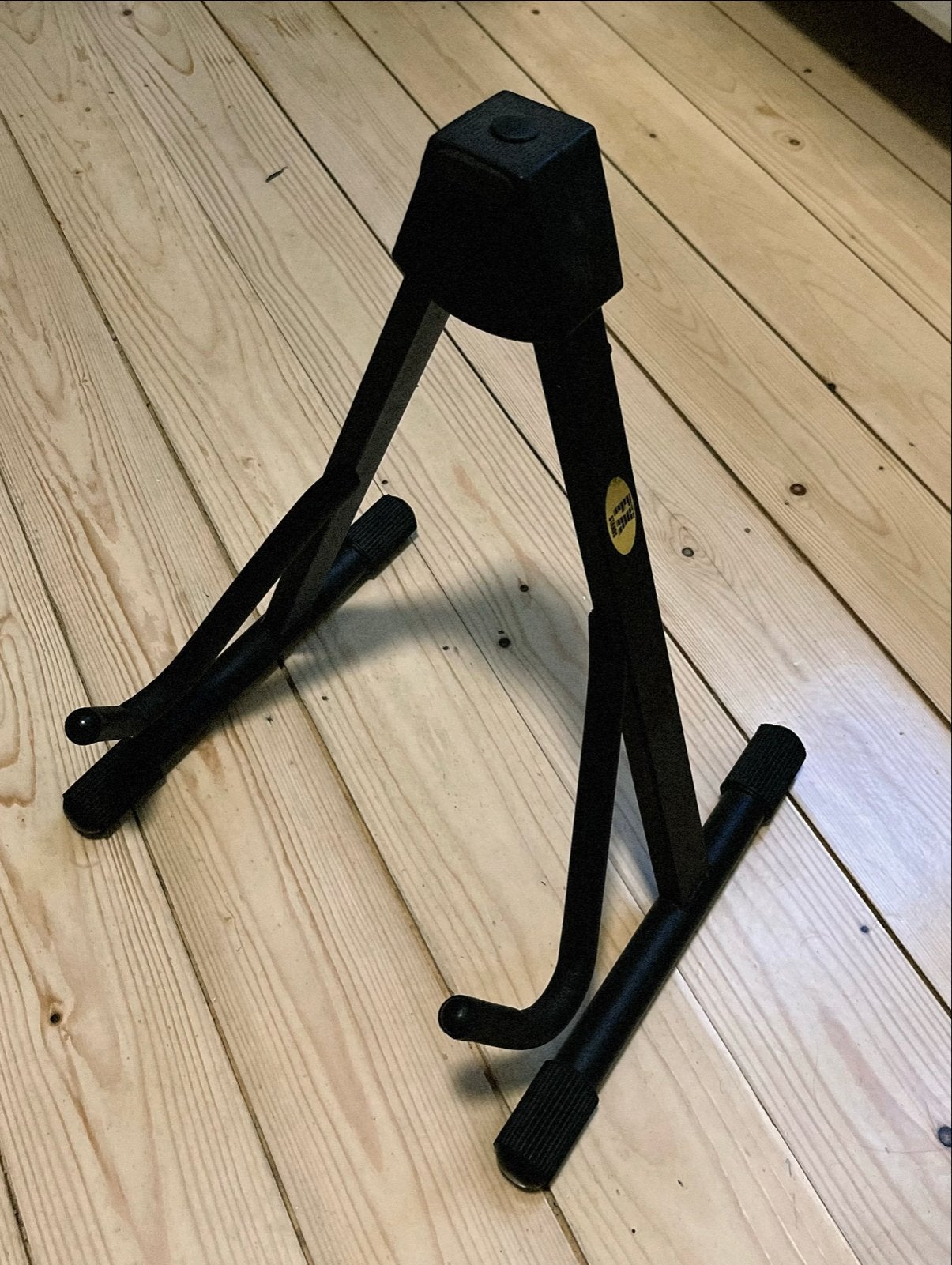 Gitaarstandaard opvouwbaar, elektrische gitaar en basgitaar, Ophalen of Verzenden, Zo goed als nieuw, Instrumentstandaard, Gitaar