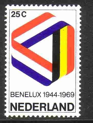 Nederland 1969 930 Benelux, Postfris, Ophalen of Verzenden, Na 1940, Postfris
