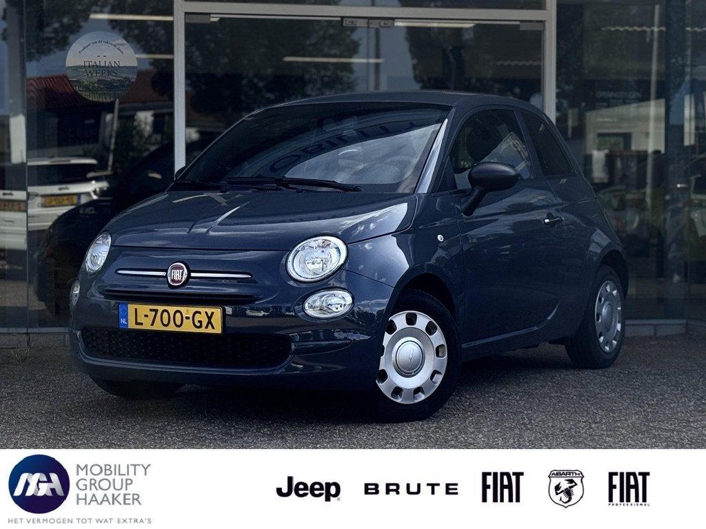 Fiat 500 1.0 Hybrid Cult | Airco | Cruise control, Auto's, Fiat, Voorwielaandrijving, Stof, Euro 6, 4 stoelen