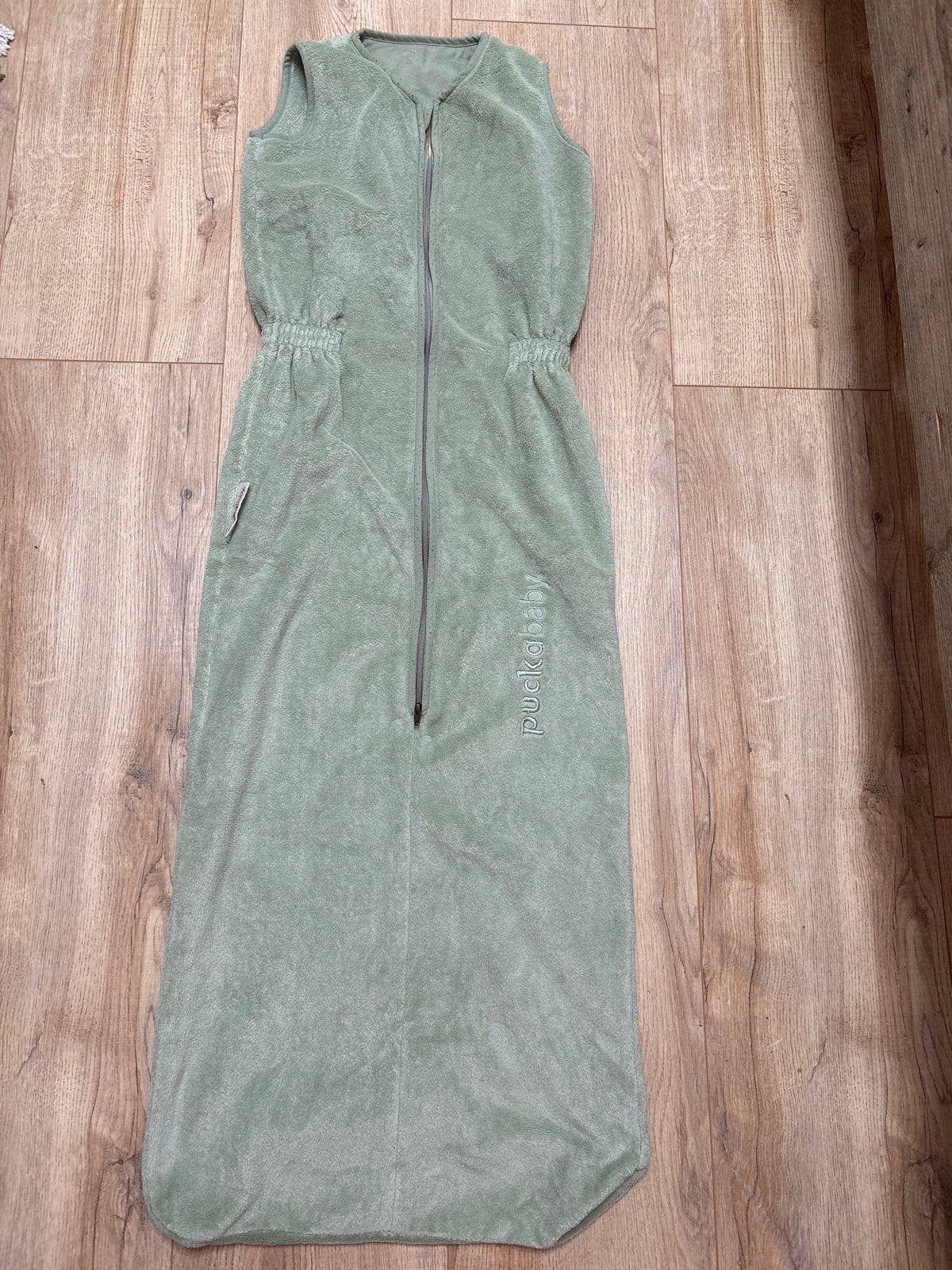 Puckababy slaapzakken (2 stuks) (groen en terra), Wasbaar, Puckababy, 128 cm, Ophalen of Verzenden