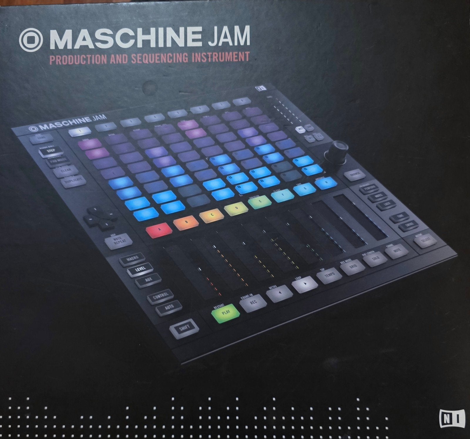 Native Instruments Maschine Jam met decksaver, Ophalen, Gebruikt