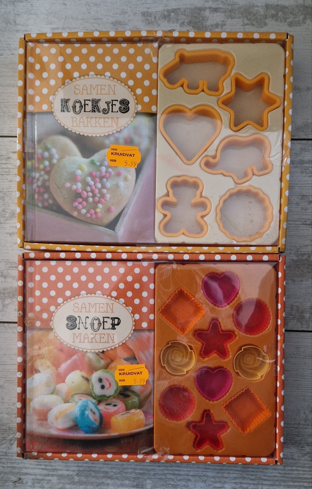 Bakspullen voor snoep en koek, Ophalen, Nieuw, Bakvorm