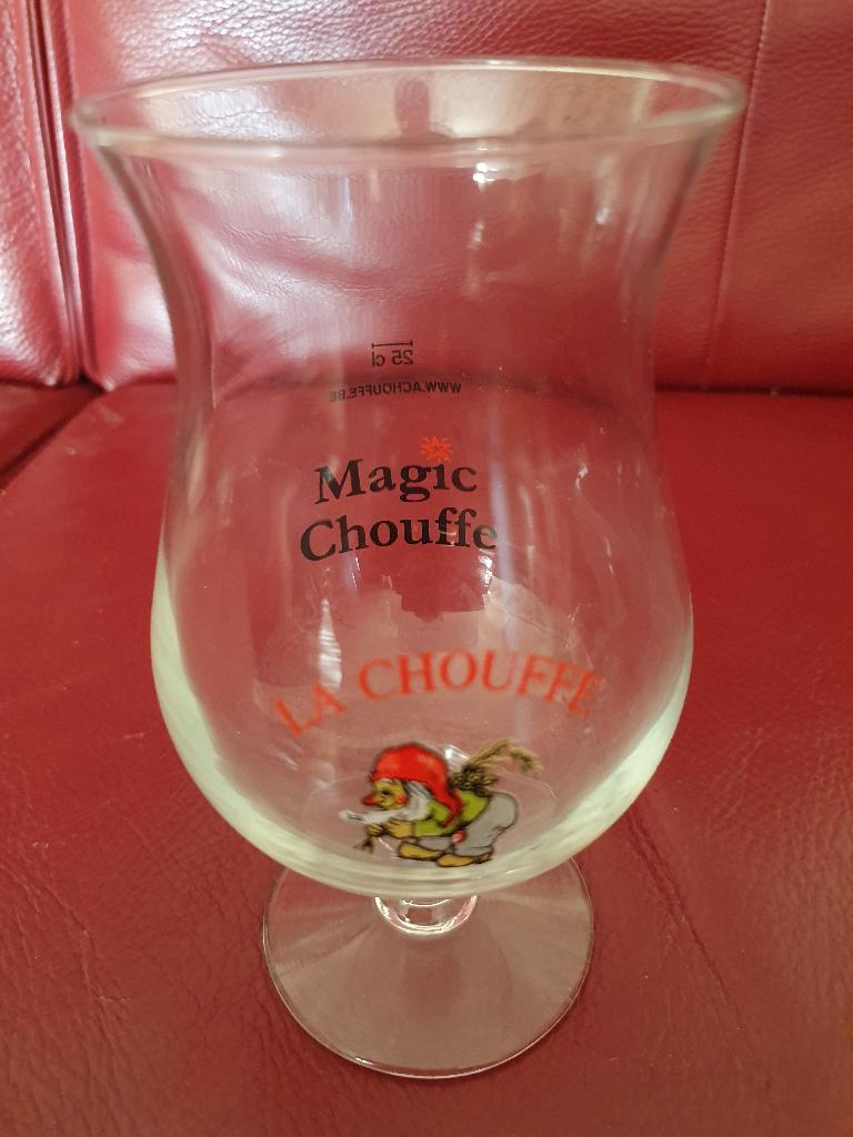 La Chouffe Bierglas (Magic Chouffe, 1x), Ophalen of Verzenden, Nieuw, Glas of Glazen, Overige merken