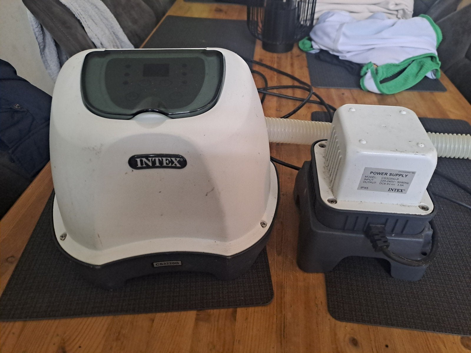 Intex zoutwater systeem zwembad, Tuin en Terras, Zwembad-toebehoren, Ophalen of Verzenden, Zo goed als nieuw, Reinigingsmiddel