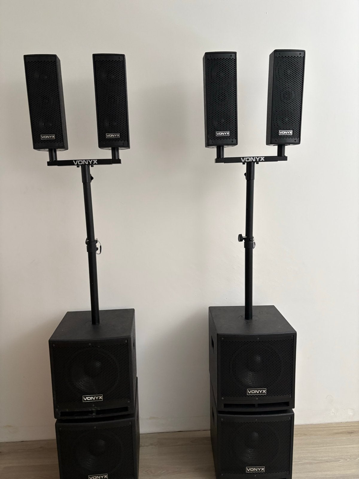 Actieve speakersets te koop., Audio, Tv en Foto, Luidsprekers, Zo goed als nieuw, Speakerset, 150 watt of meer, Overige merken