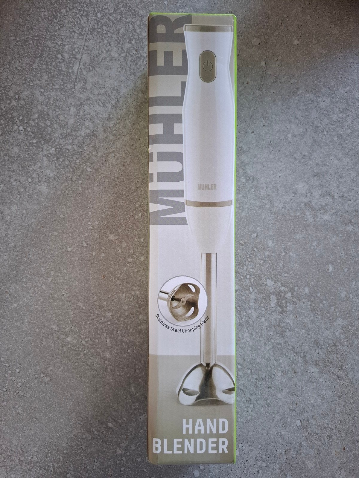 Muhler Handblender - Krachtige Roestvrijstalen Staafmixer, Minder dan 1 liter, Ophalen of Verzenden, Nieuw, 1 snelheid