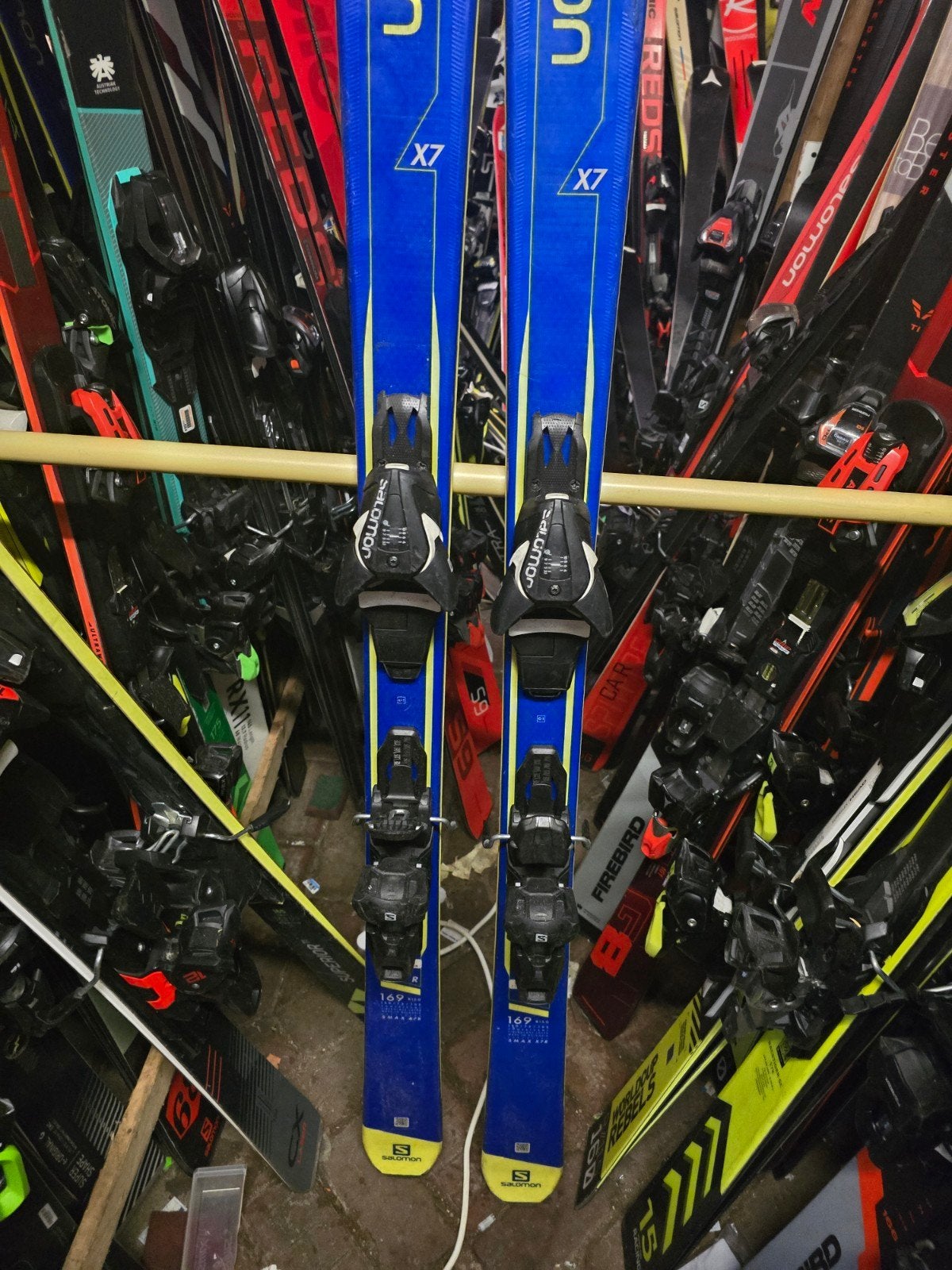 169cm SALOMON SMAX X7 ALL ROUND CARVE SKIS, 160 tot 180 cm, Gebruikt, Carve, Skiën