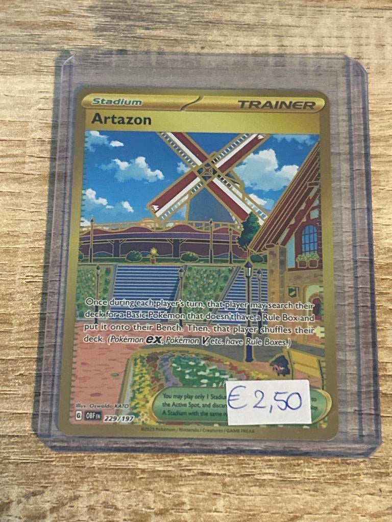 Pokémon TCG Artazon Trainer Kaart 229/197, Ophalen of Verzenden, Zo goed als nieuw, Losse kaart