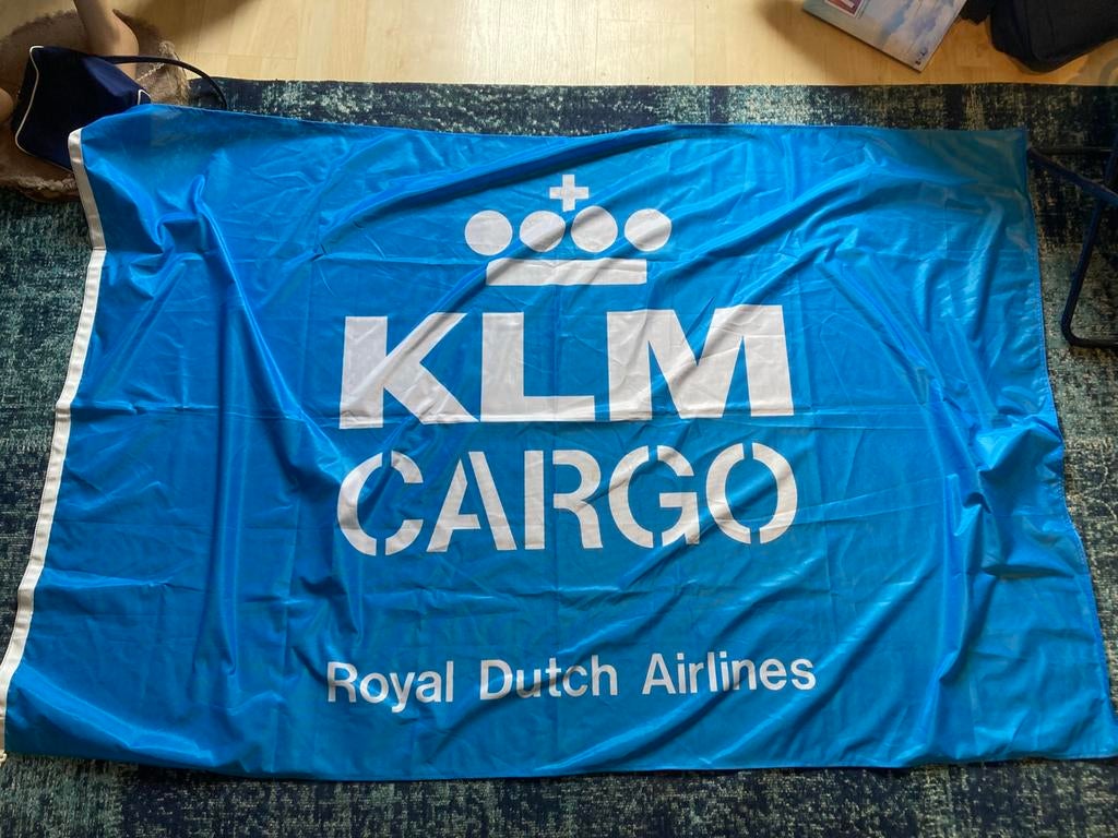 KLM Cargo vlag, Ophalen of Verzenden, Zo goed als nieuw, Overige typen