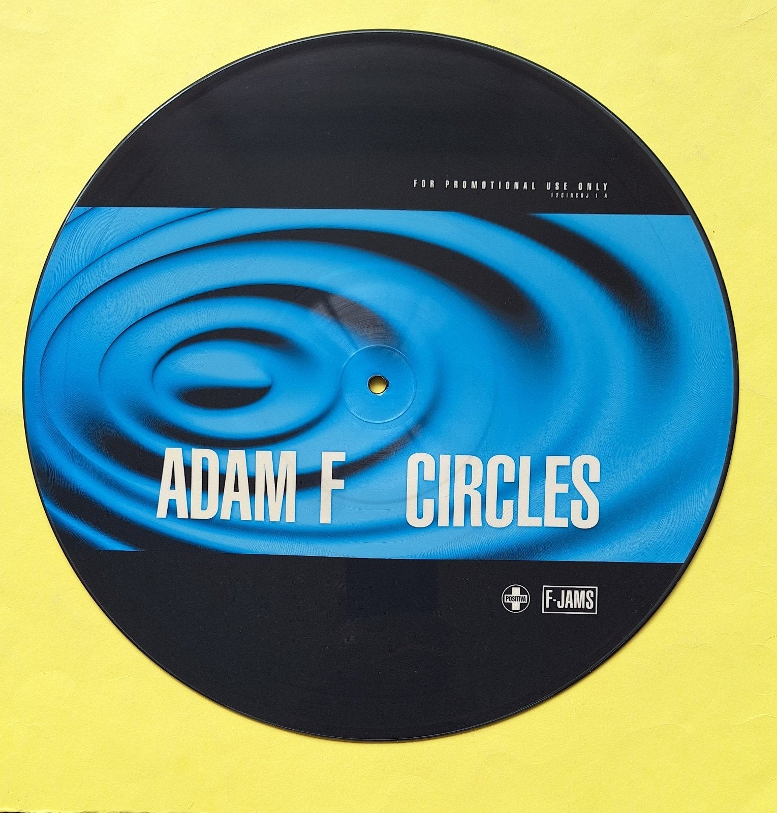 Adam F - Circles (Picture Disc 12"  Vinyl), Picture disc, Ophalen of Verzenden, Zo goed als nieuw, Elektronisch