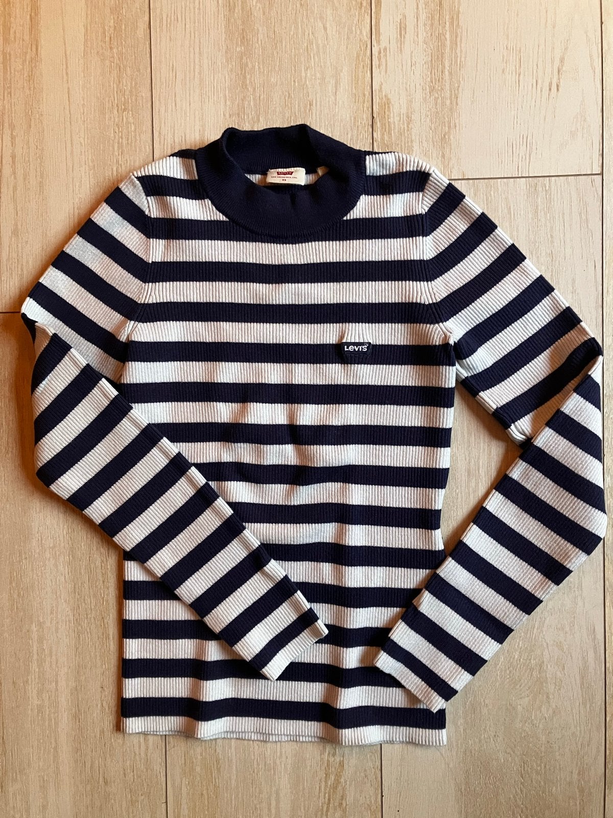 Levi's gestreept shirt - Maat XS, Kleding | Dames, T-shirts, Blauw, Ophalen of Verzenden, Lange mouw, Maat 34 (XS) of kleiner