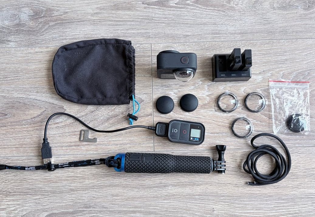 GoPro Max 360 camera met accessoires, Ophalen of Verzenden, Gebruikt, GoPro