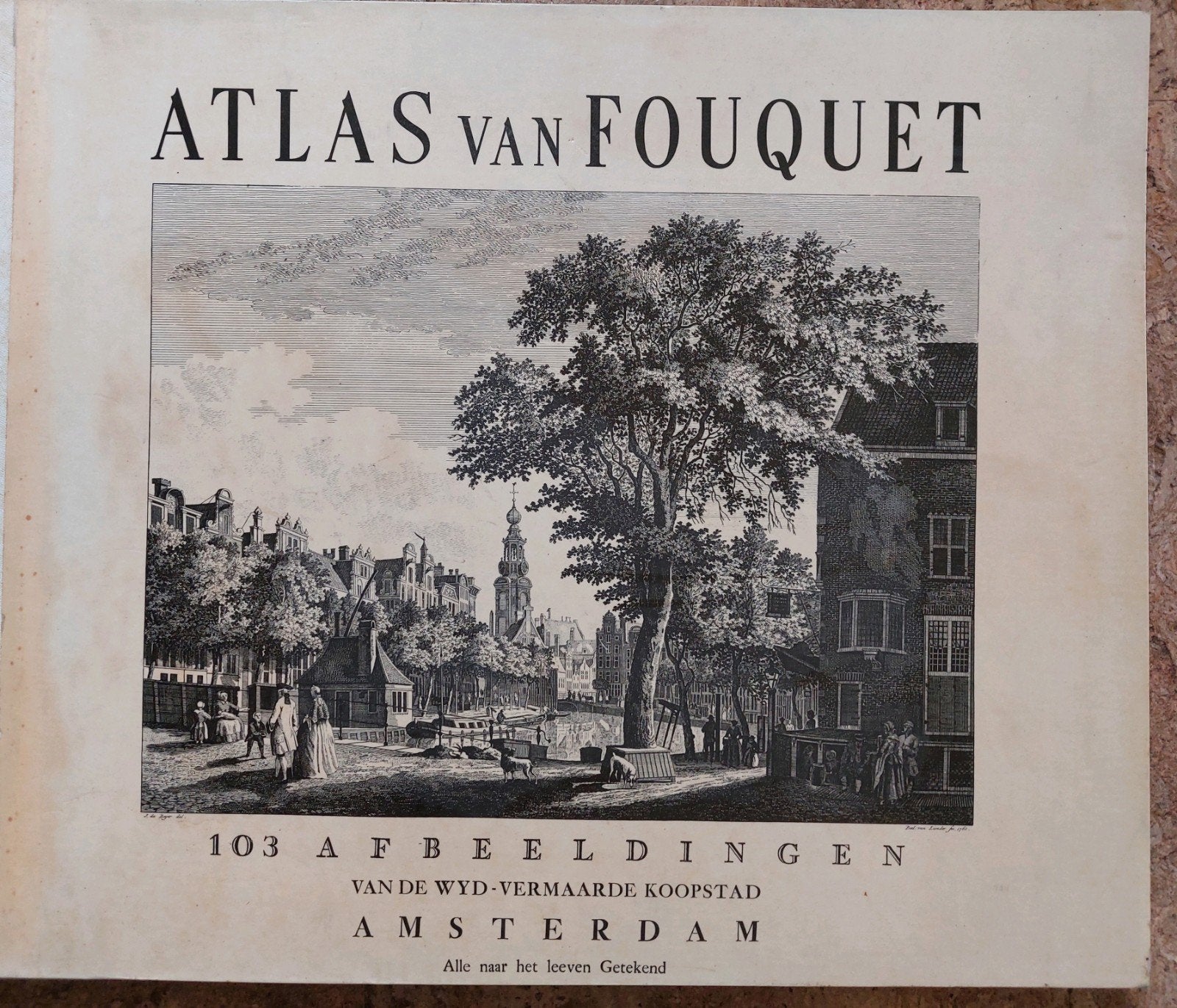Atlas van Fouquet - 103 Afbeeldingen Amsterdam, Ophalen, Overige atlassen, Zo goed als nieuw, Fouquet