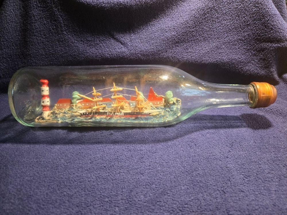 Schip in fles, Ophalen of Verzenden, Zo goed als nieuw