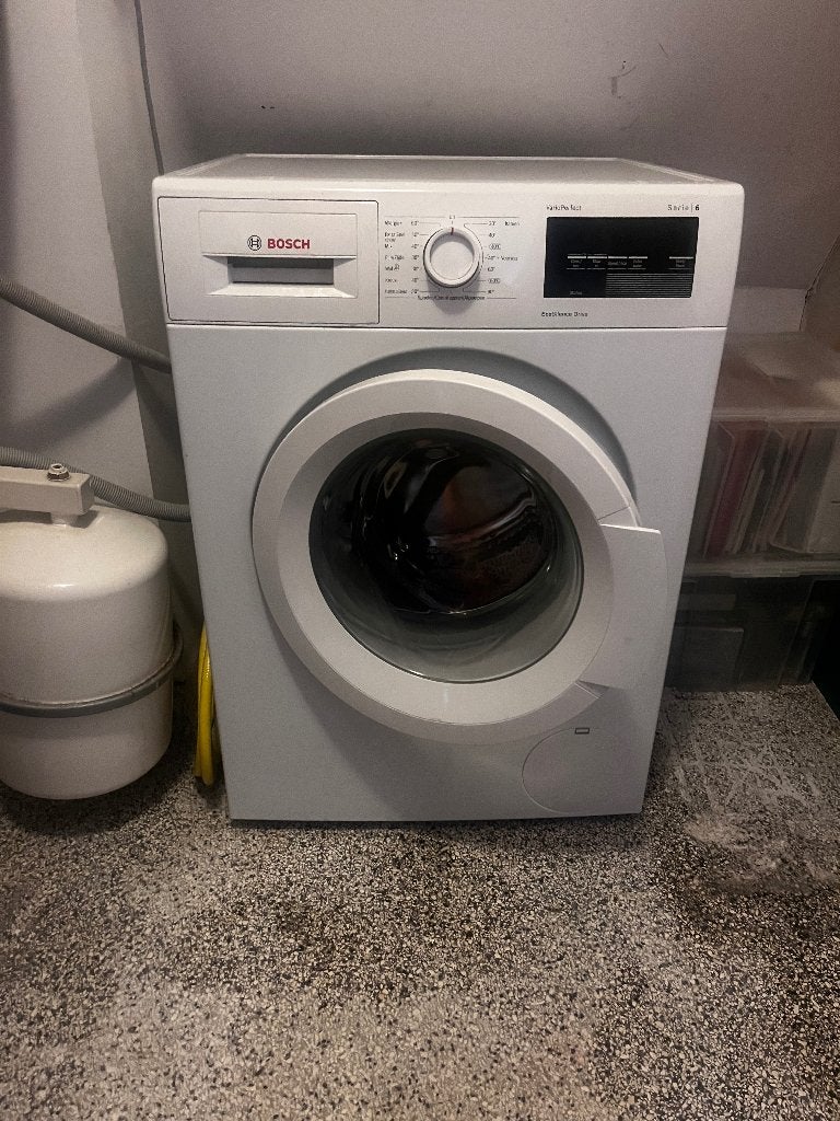 Bosch WCM69 Ecosilence wasmachine, A+++, Ophalen, 1200 tot 1600 toeren, 8 tot 10 kg, Zo goed als nieuw