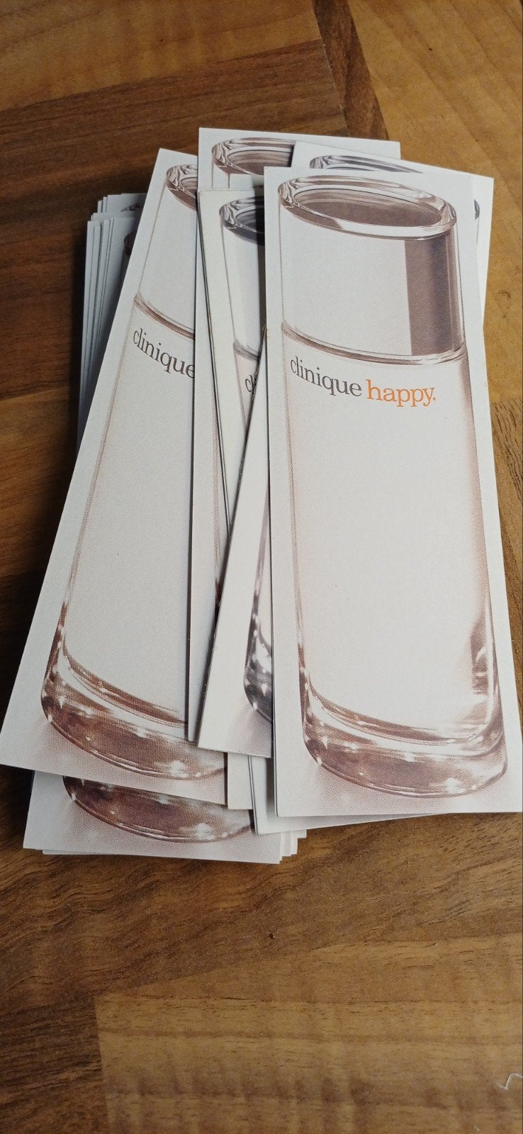 Clinique Happy parfum samples/folders (partij), Ophalen of Verzenden, Nieuw