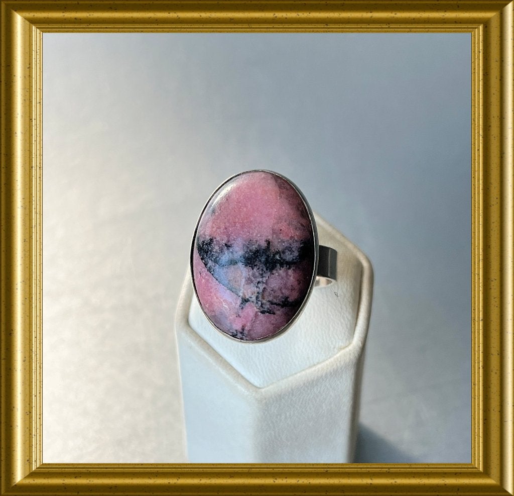 Mooie zilveren ring met steen, Sieraden, Tassen en Uiterlijk, Antieke sieraden, Ophalen of Verzenden, Zilver, Ring, Met edelsteen