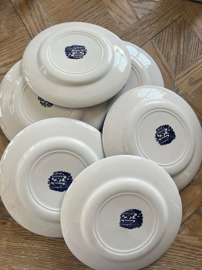 Set (12) Ironstone Broadhurst gebaksborden, Ophalen of Verzenden