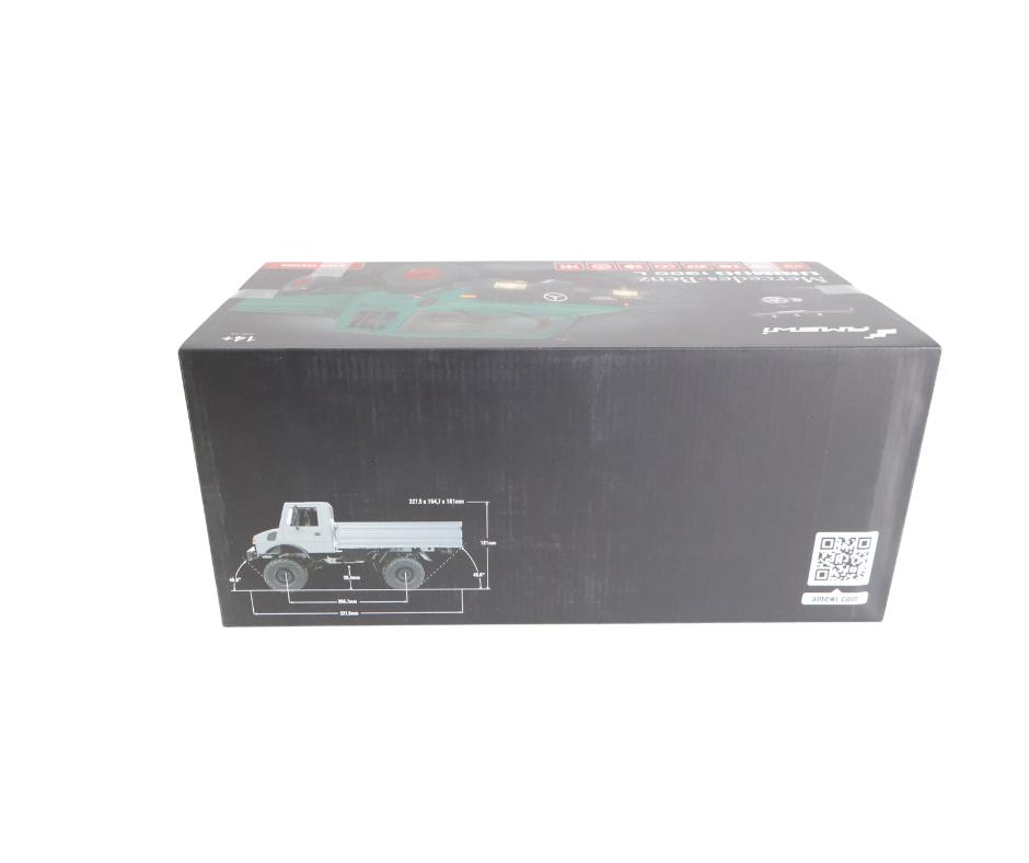 Amewi Mercedes-Benz Unimog Basic 4WD 1/12 RTR grey 22631, Ophalen of Verzenden, Nieuw, Overige schalen, Auto offroad