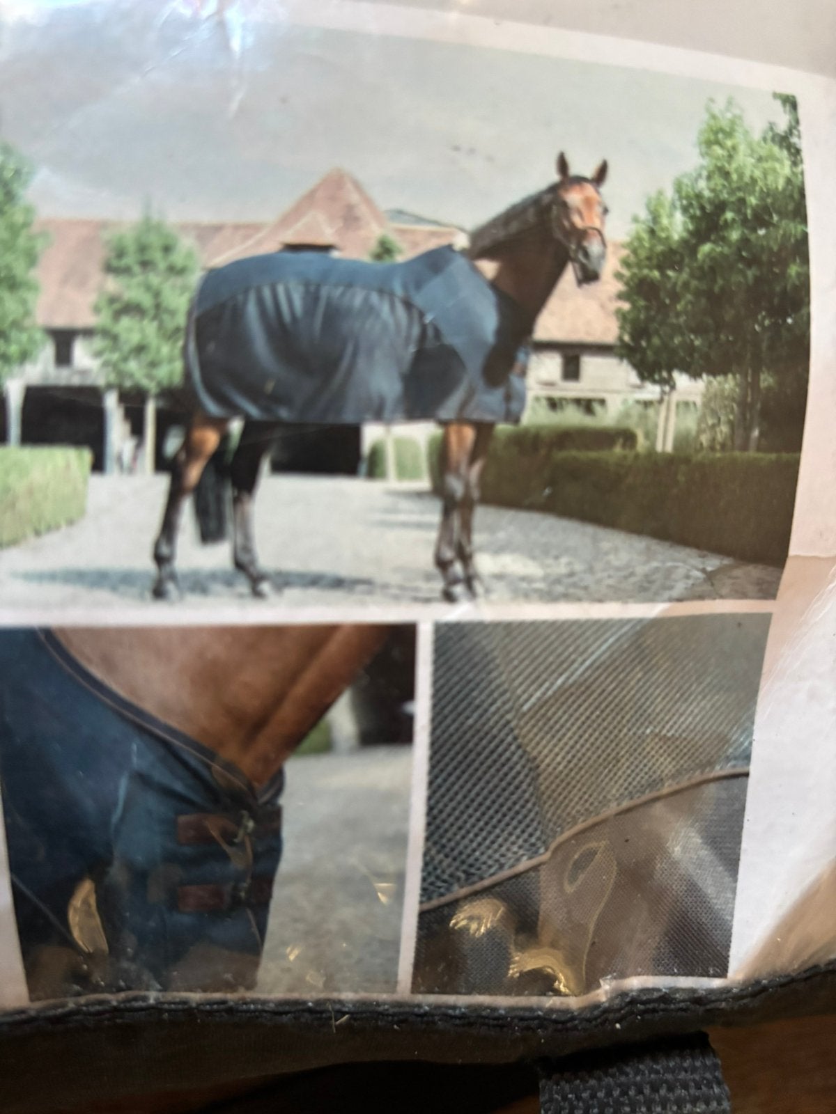 Kentucky mesh cooler deken maat 205(6,9), Extra Full (XL), Ophalen of Verzenden, Zo goed als nieuw, Blauw