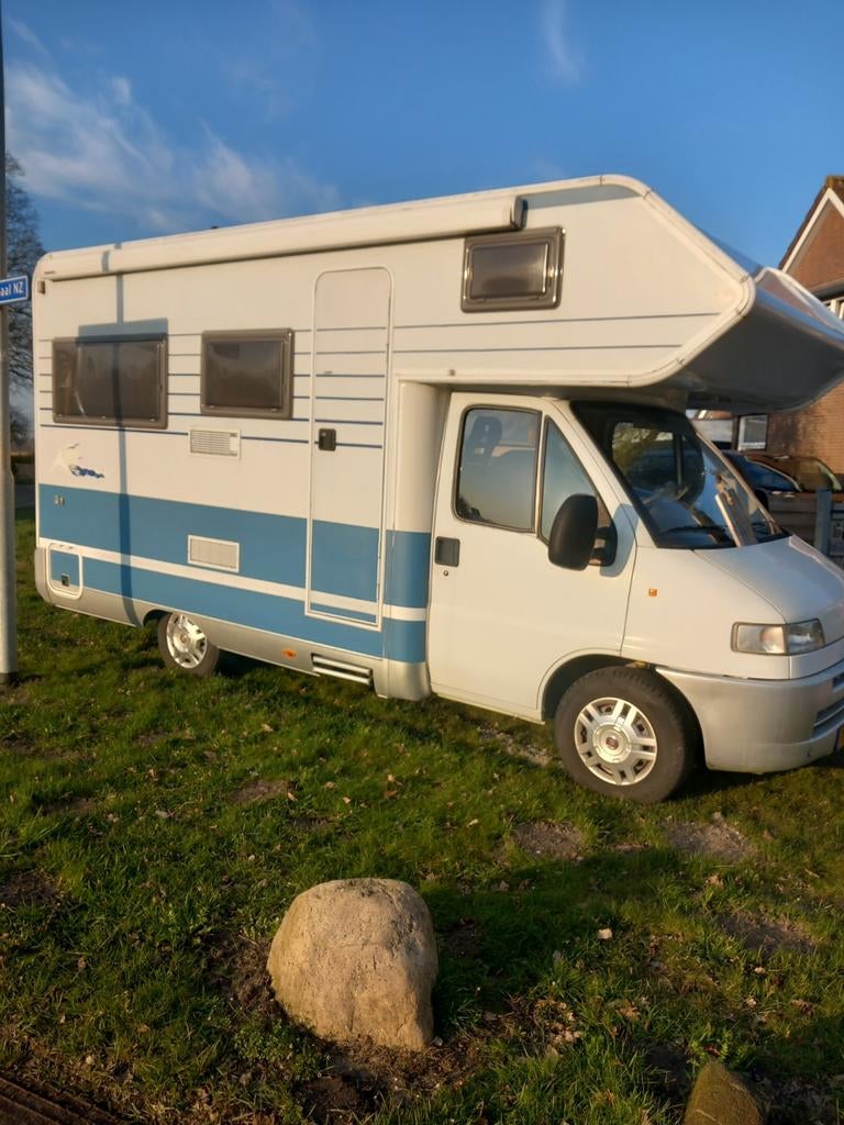 Hobby Camper Fiat Ducato 2.0. 5.60m 4pers. Apk 4-2027, Caravans en Kamperen, Alkoof, Ringverwarming, Fiat, Particulier