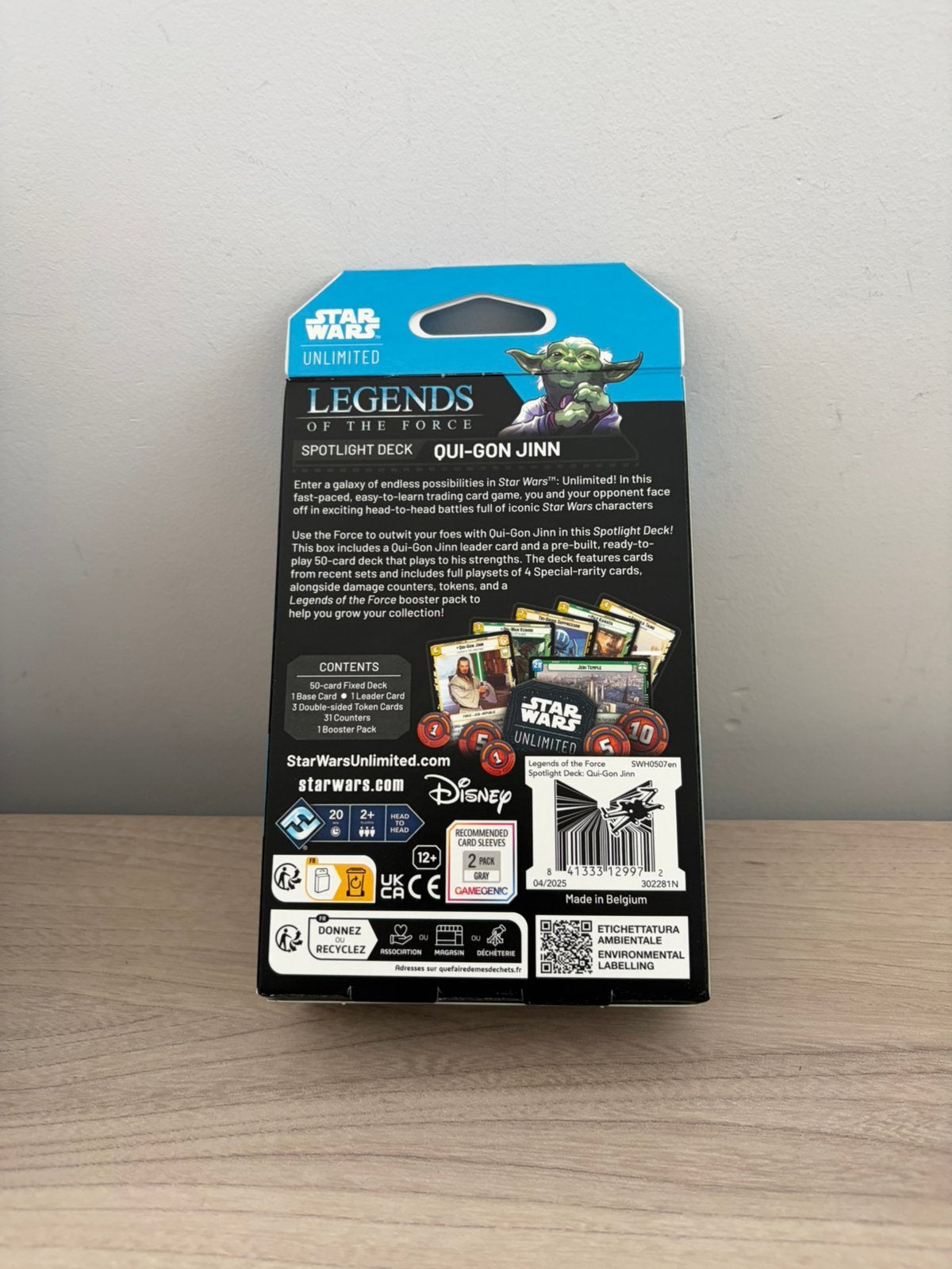 Qui-Gon Jinn Star Wars Legends of the Force Spotlight Deck, Ophalen of Verzenden, Zo goed als nieuw